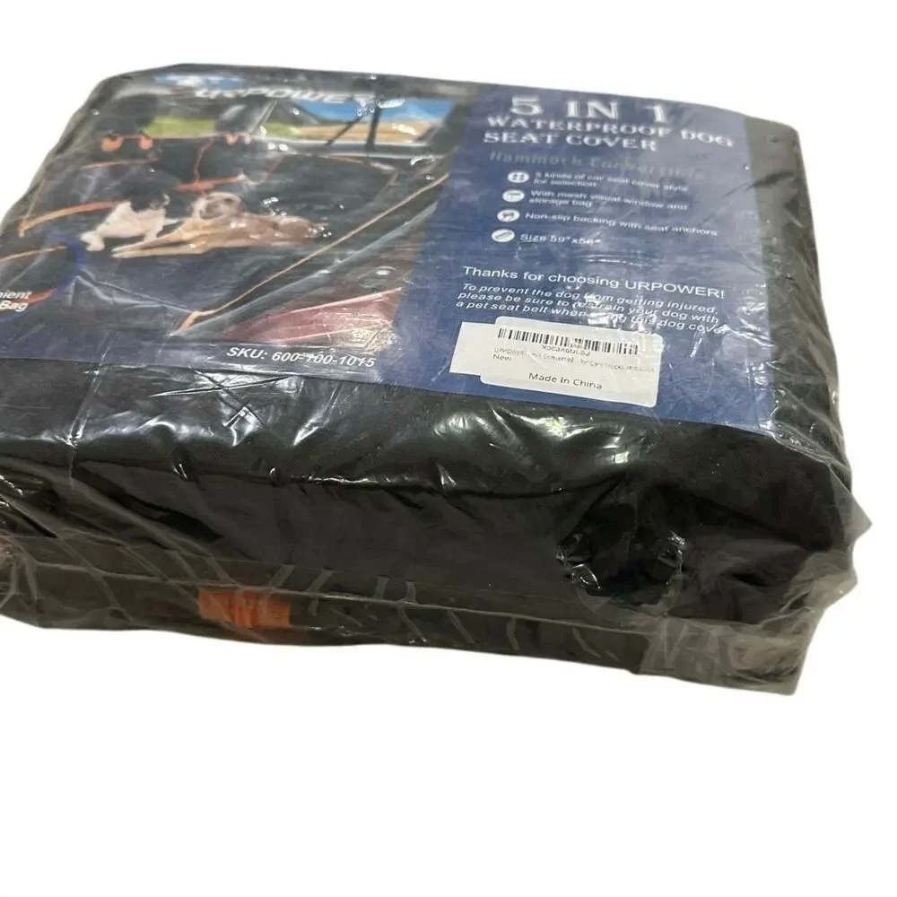 5 In 1 Waterproof Dog Seat Cover (Hammock Convertible)